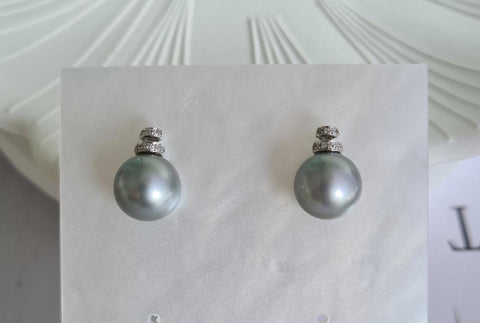 Tahitian sea pearl earring
