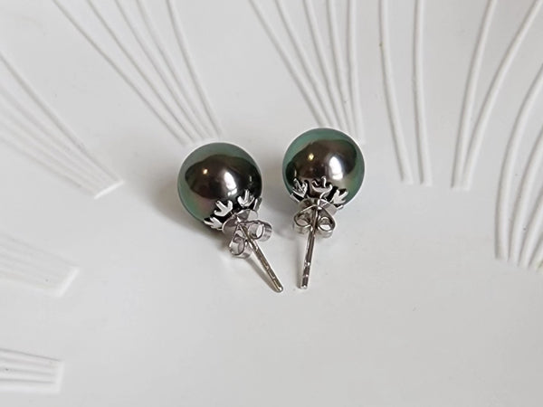 Tahitian sea pearl earring