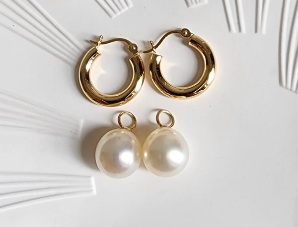 South sea pearl earring