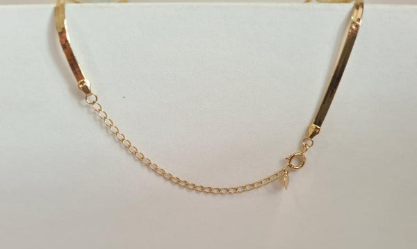 18k gold snake chocker